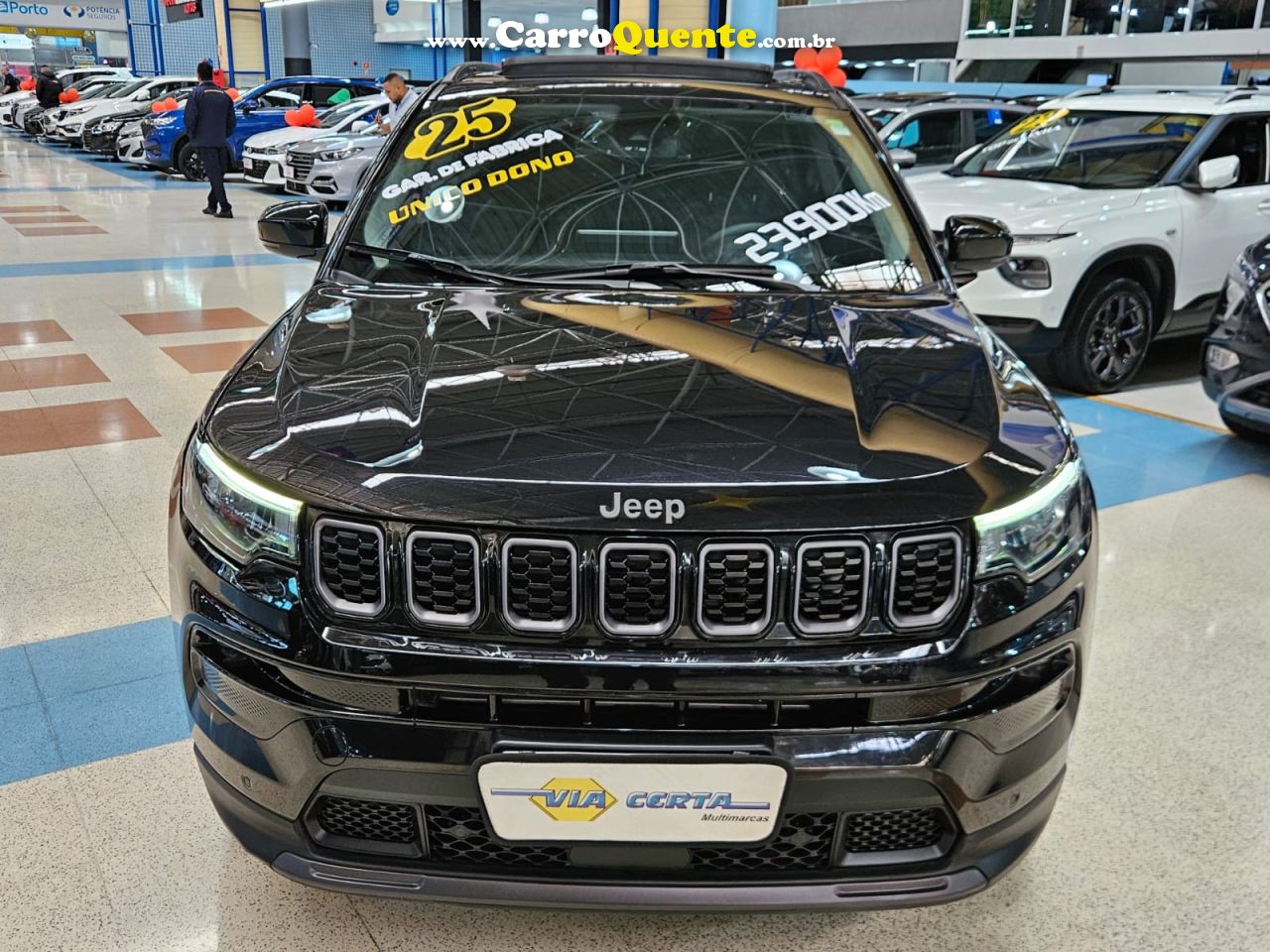 JEEP COMPASS 1.3 TURBO LONGITUDE NIGHT EAGLE *23.000 Km Apenas 2025 - Loja