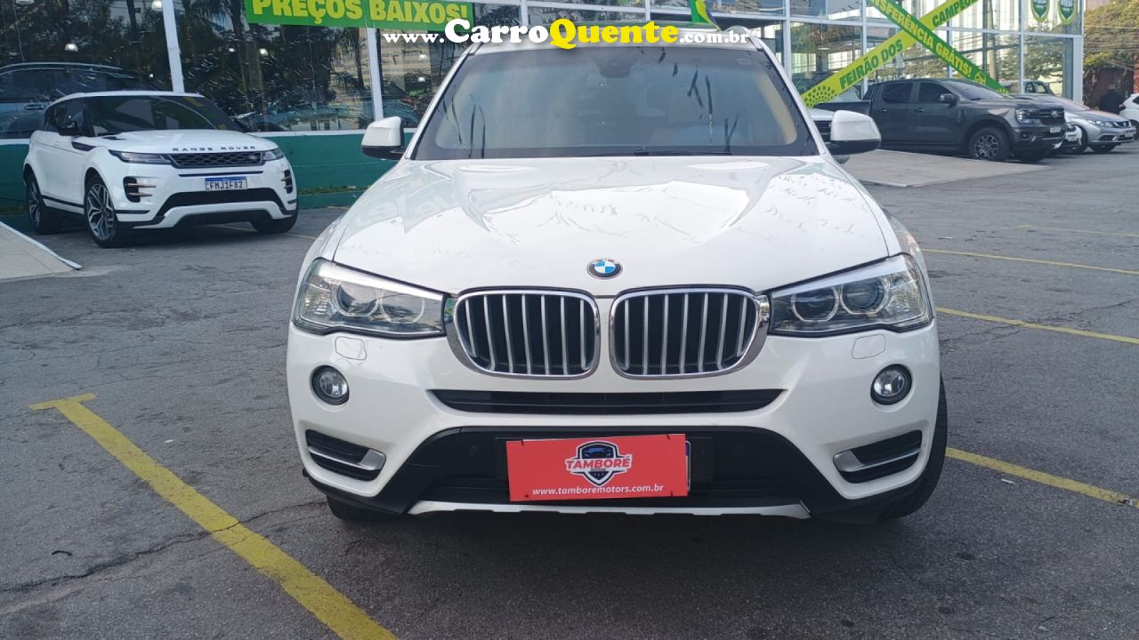 BMW   X3 XDRIVE 20I 2.0X-LINE BI-TB FLEX AUT.   BRANCO 2015 2.0 FLEX - Loja