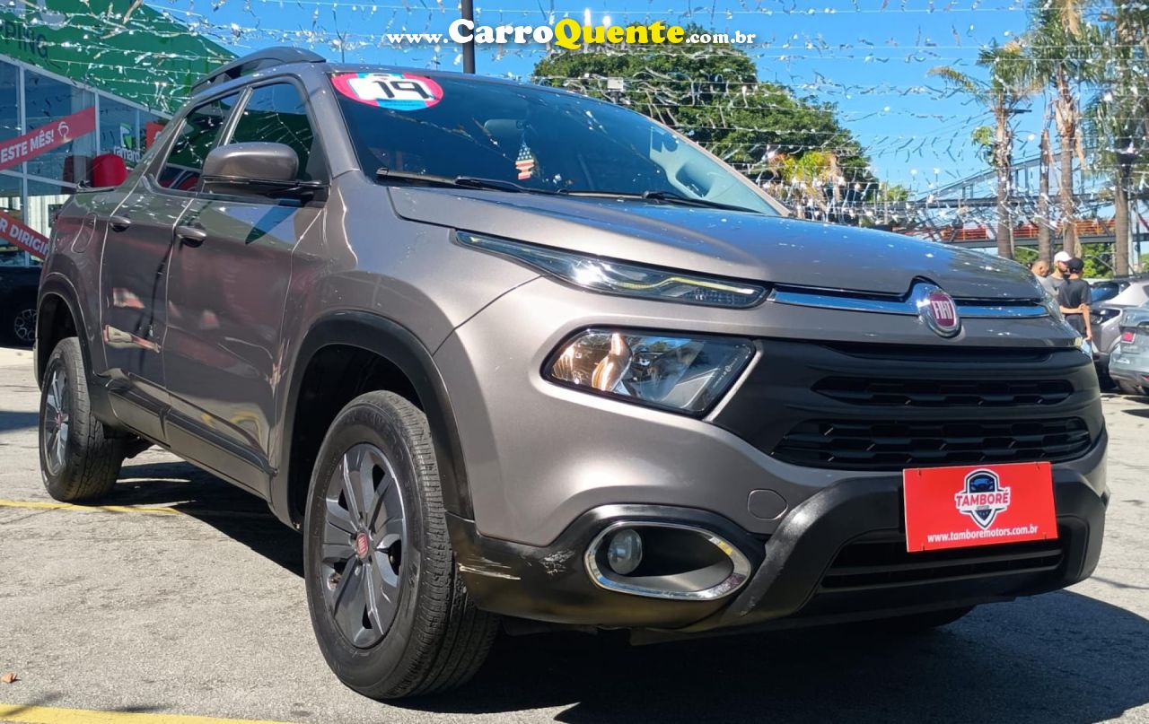 FIAT   TORO FREEDOM 1.8 16V FLEX AUT.   CINZA 2020 1.8 FLEX - Loja