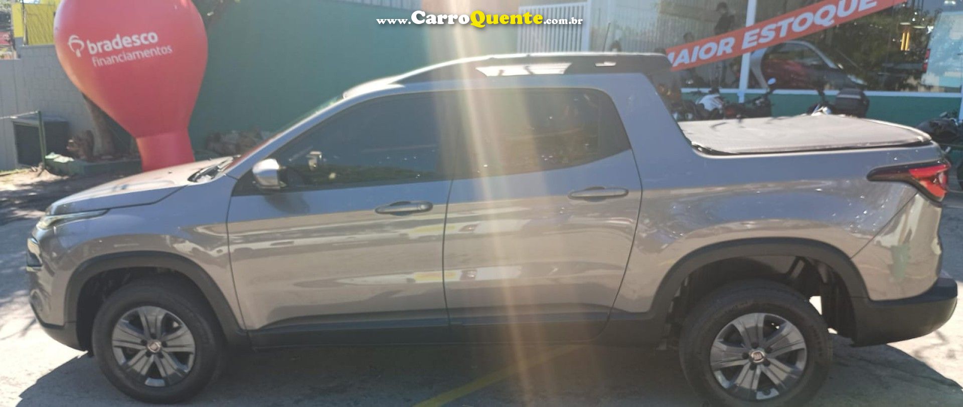 FIAT   TORO FREEDOM 1.8 16V FLEX AUT.   CINZA 2020 1.8 FLEX - Loja