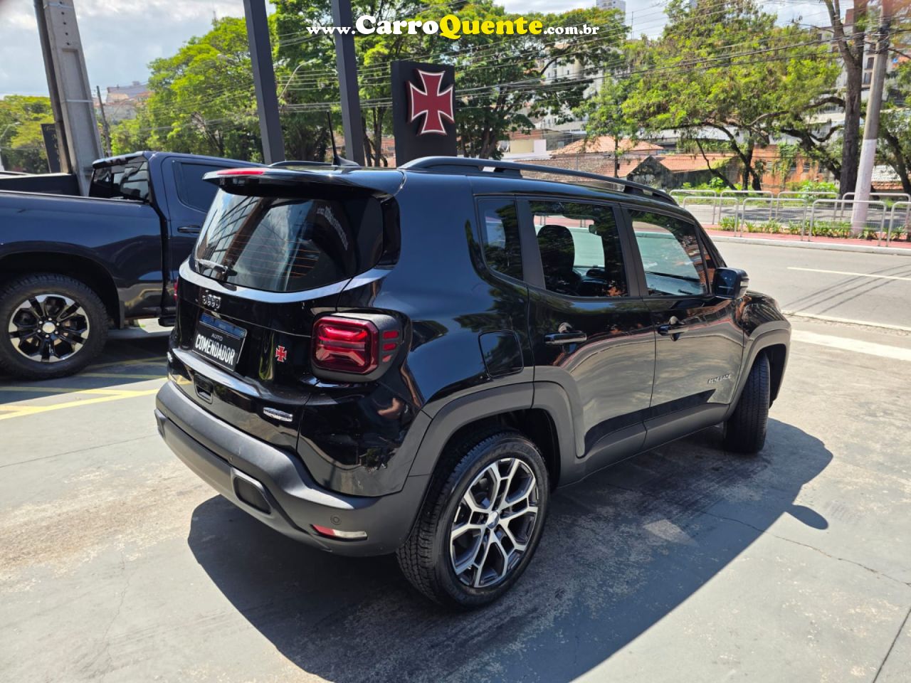 JEEP   RENEGADE LONG. T270 1.3 TB 4X2 FLEX AUT.   PRETO 2023 1.3 FLEX - Loja