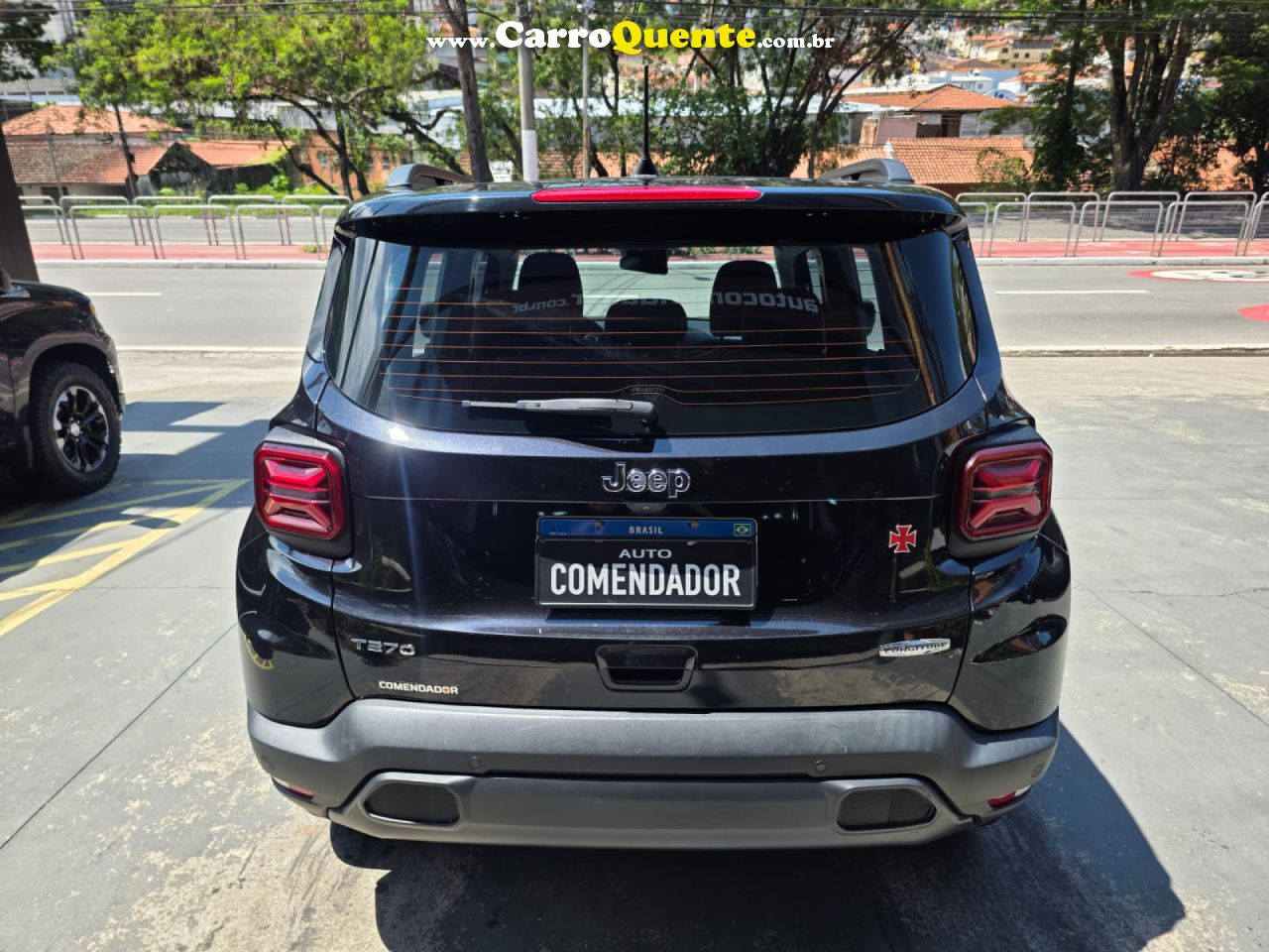 JEEP   RENEGADE LONG. T270 1.3 TB 4X2 FLEX AUT.   PRETO 2023 1.3 FLEX - Loja