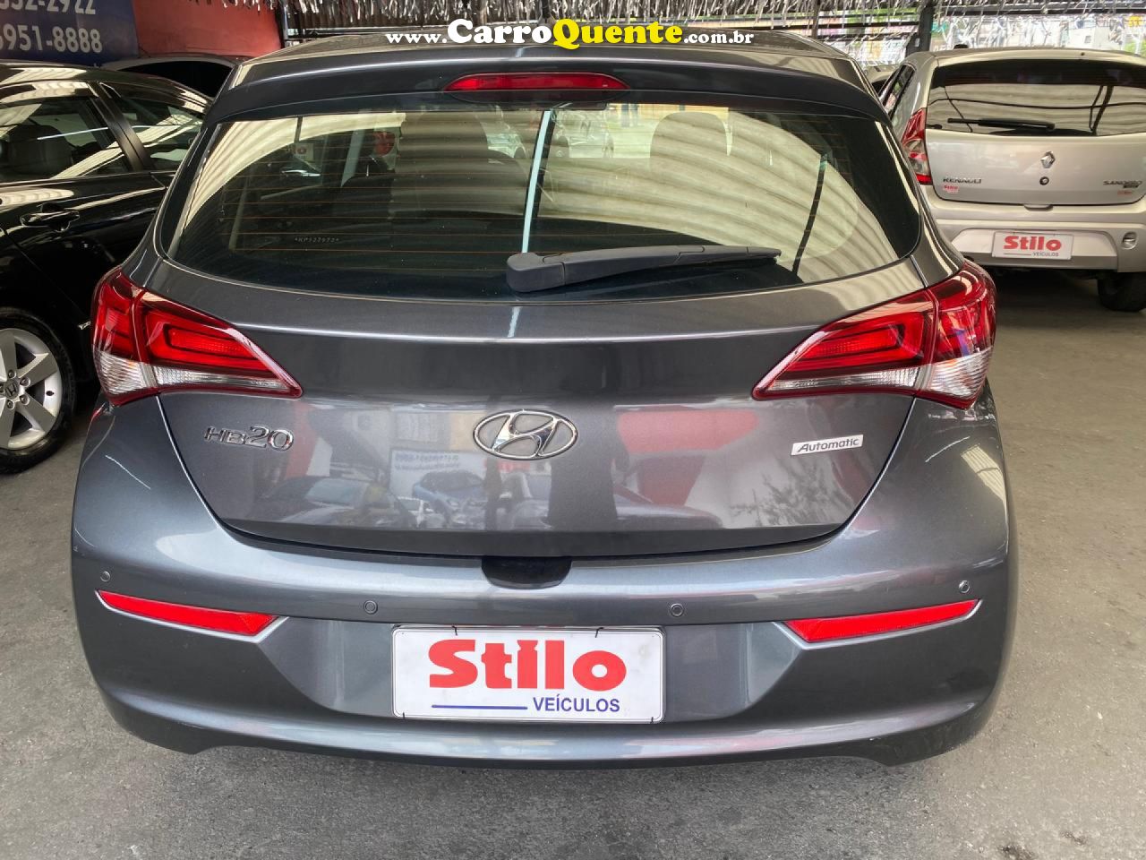 HYUNDAI   HB20 C.STYLEC.PLUS 1.6 FLEX 16V AUT.   CINZA 2019 1.6 FLEX - Loja