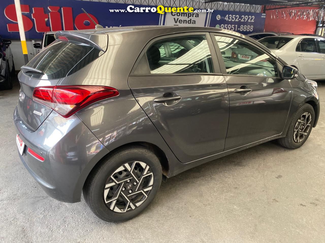 HYUNDAI   HB20 C.STYLEC.PLUS 1.6 FLEX 16V AUT.   CINZA 2019 1.6 FLEX - Loja