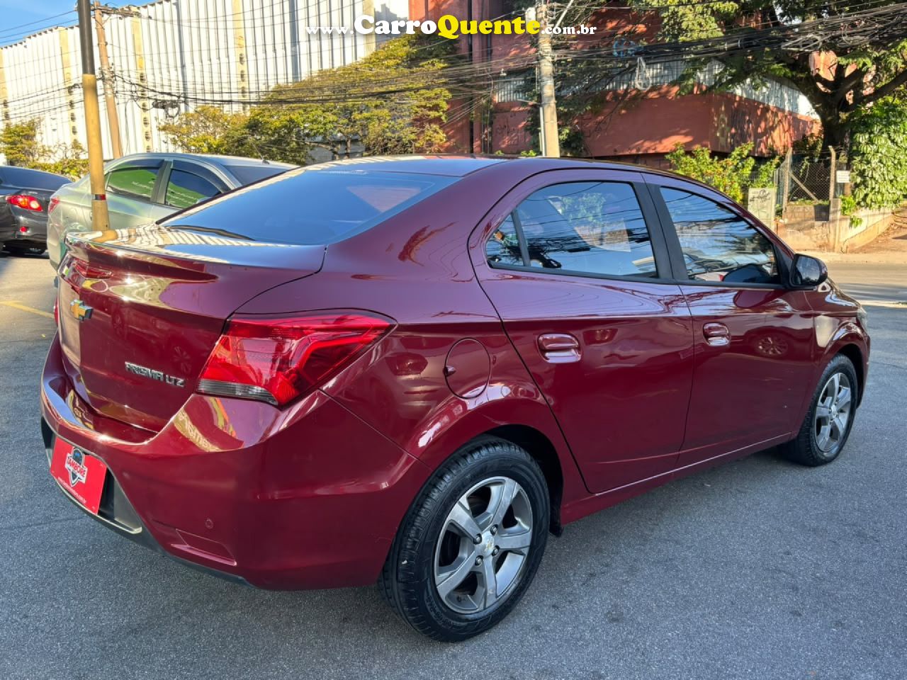 CHEVROLET   PRISMA SED. LTZ 1.4 8V FLEXPOWER 4P AUT.   VERMELHO 2017 1.4 FLEX - Loja