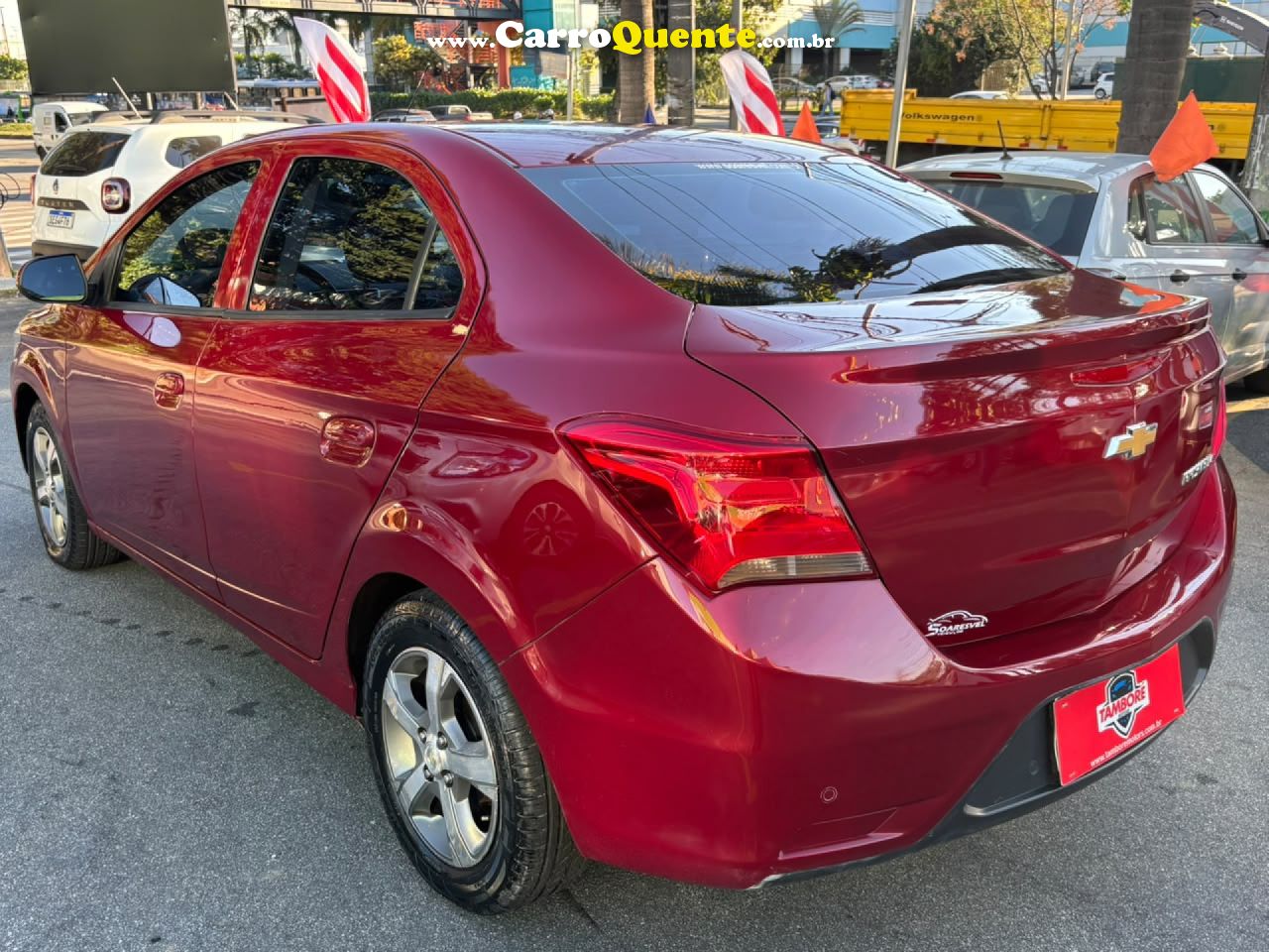 CHEVROLET   PRISMA SED. LTZ 1.4 8V FLEXPOWER 4P AUT.   VERMELHO 2017 1.4 FLEX - Loja