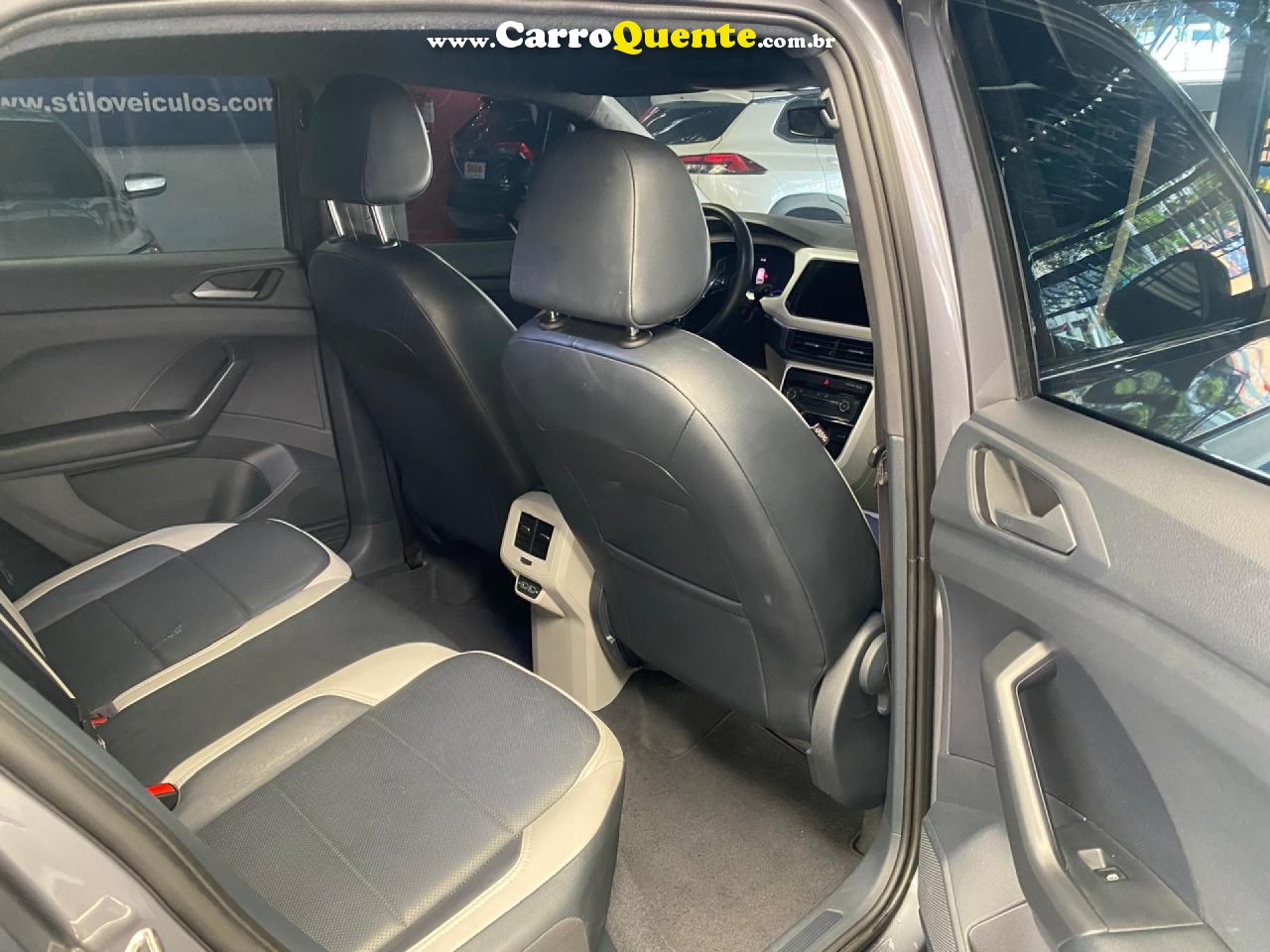 VOLKSWAGEN   T-CROSS HIGHLINE 1.4 TSI FLEX 16V 5P AUT   CINZA 2021 1.4 FLEX - Loja