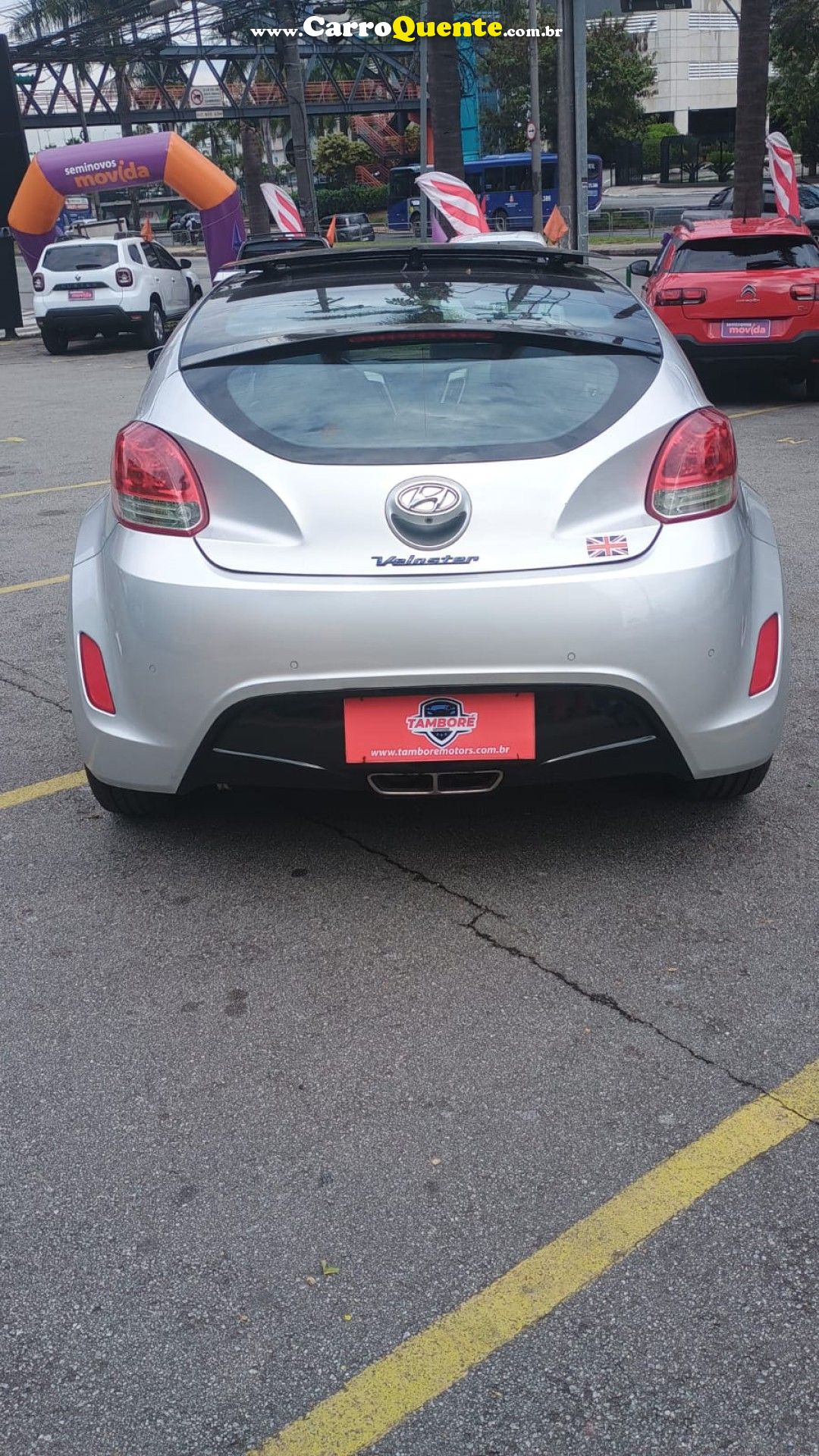 HYUNDAI   VELOSTER 1.6 16V  140CV AUT.   PRATA 2012 1.6 GASOLINA - Loja