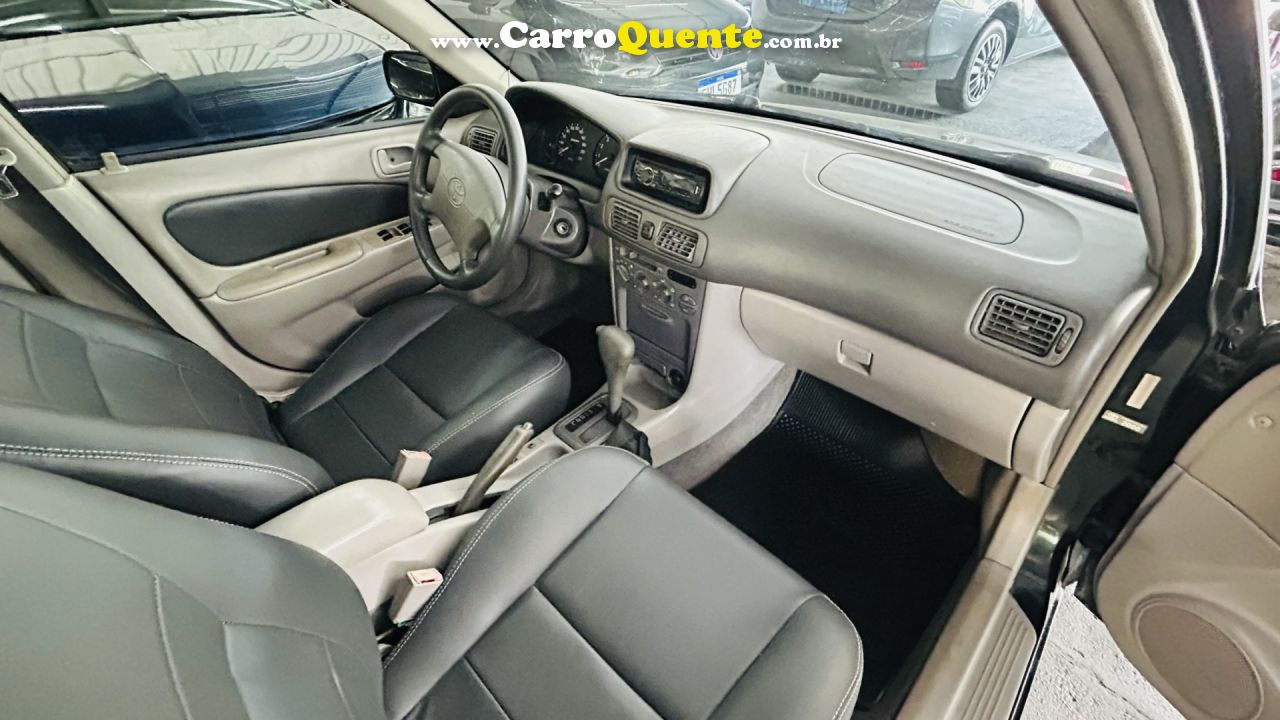 TOYOTA   COROLLA XEI 1.81.8 FLEX 16V AUT.   VERDE 2000 1.8 GASOLINA - Loja