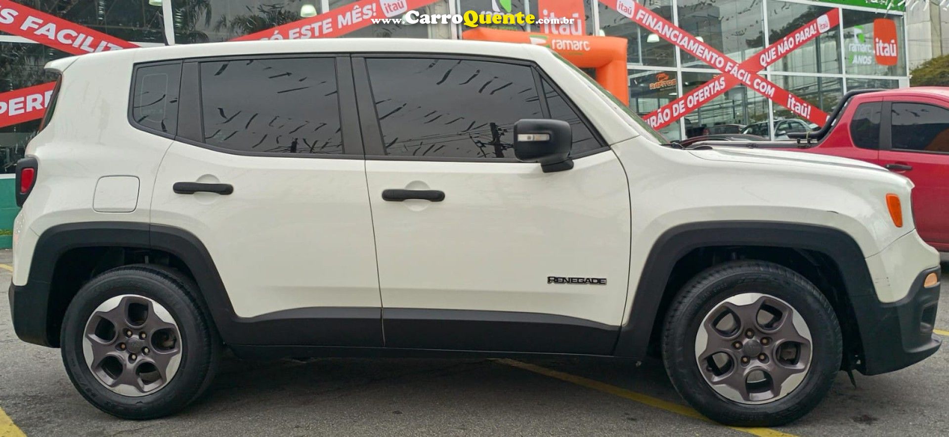 JEEP   RENEGADE SPORT 1.8 4X2 FLEX 16V AUT.   BRANCO 2016 1.8 FLEX - Loja