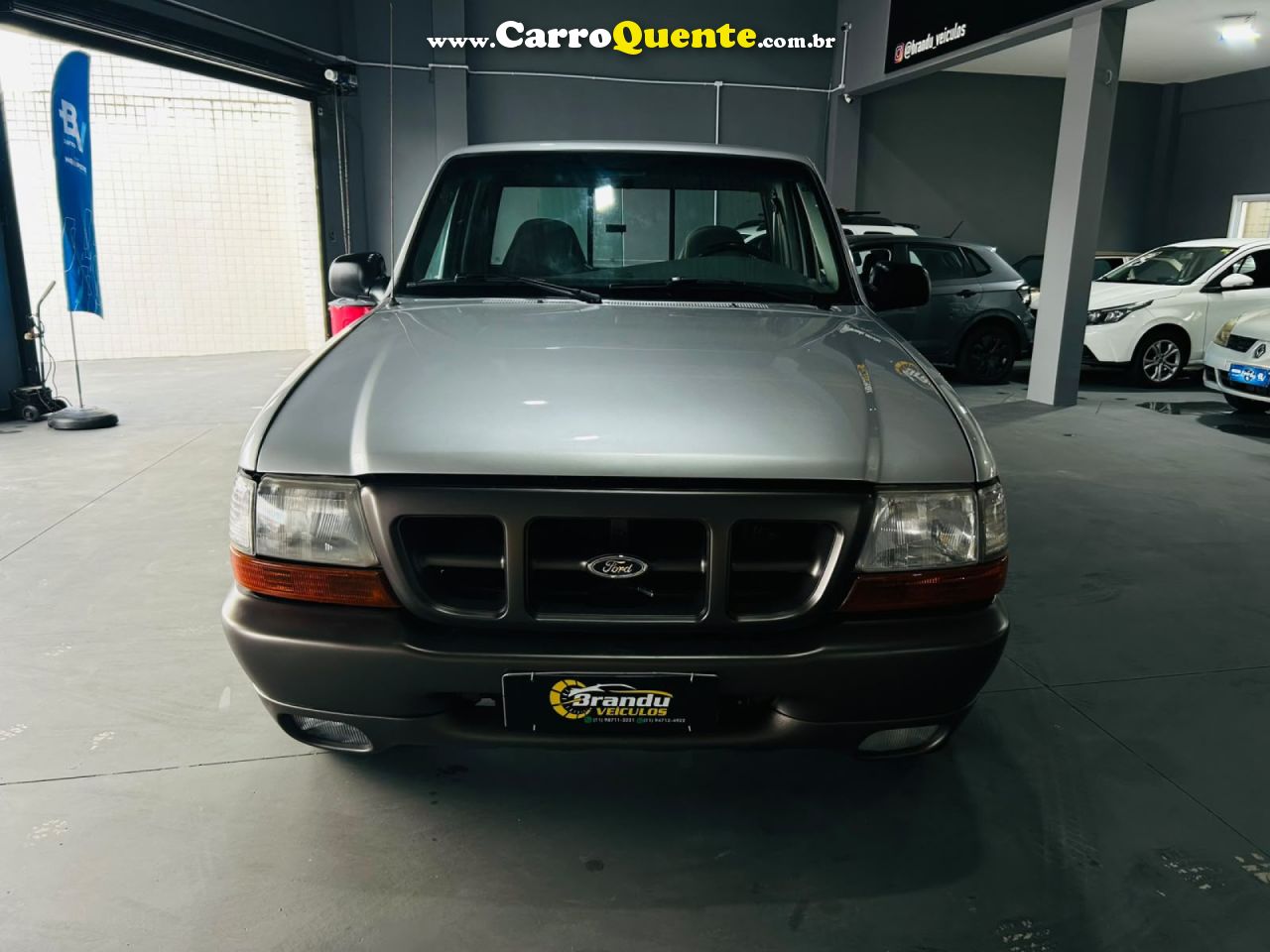 FORD   RANGER XL 4.0 CS   PRATA 2000 4.0 GASOLINA - Loja