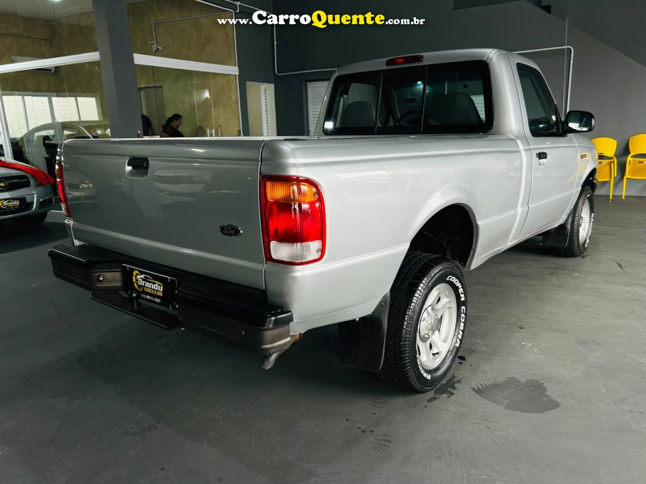 FORD   RANGER XL 4.0 CS   PRATA 2000 4.0 GASOLINA - Loja