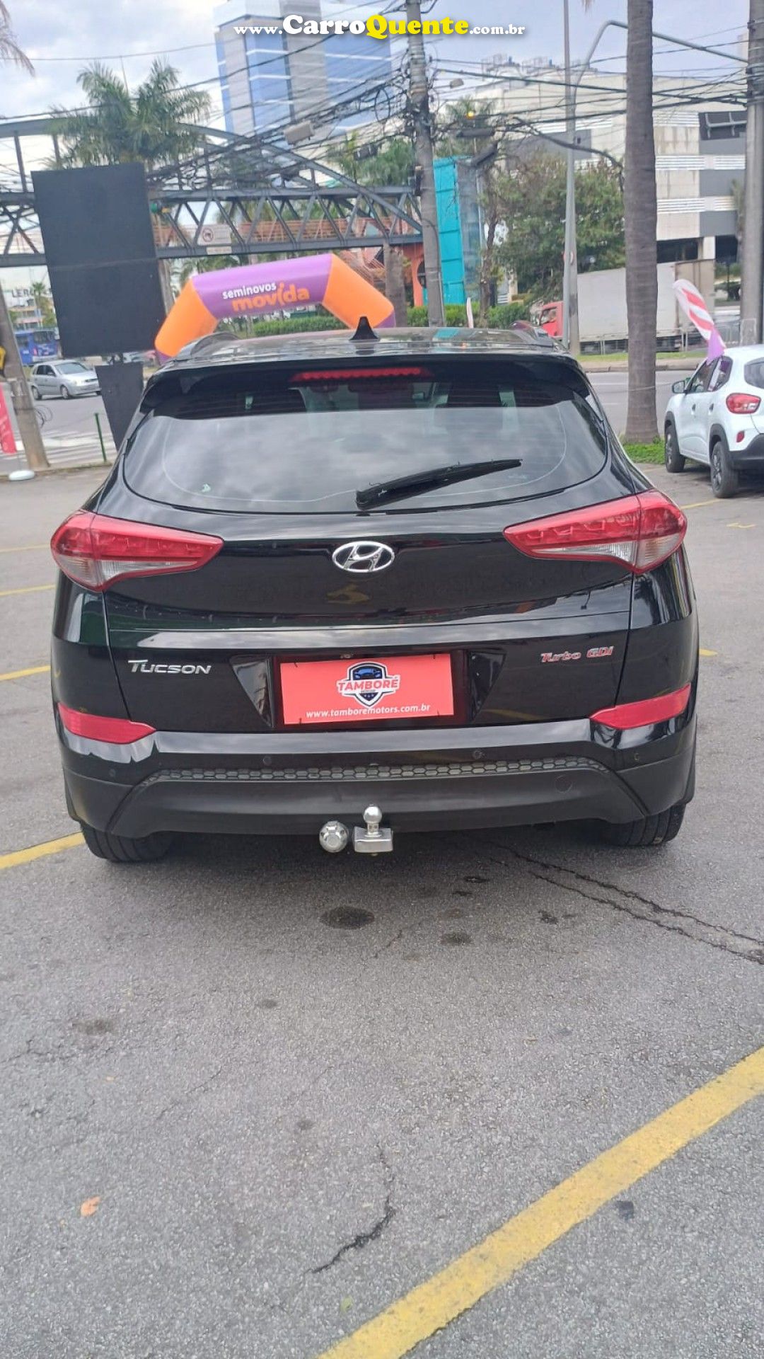 HYUNDAI   TUCSON LIMITED 1.6 TURBO 16V AUT.   PRETO 2018 1.6 GASOLINA - Loja