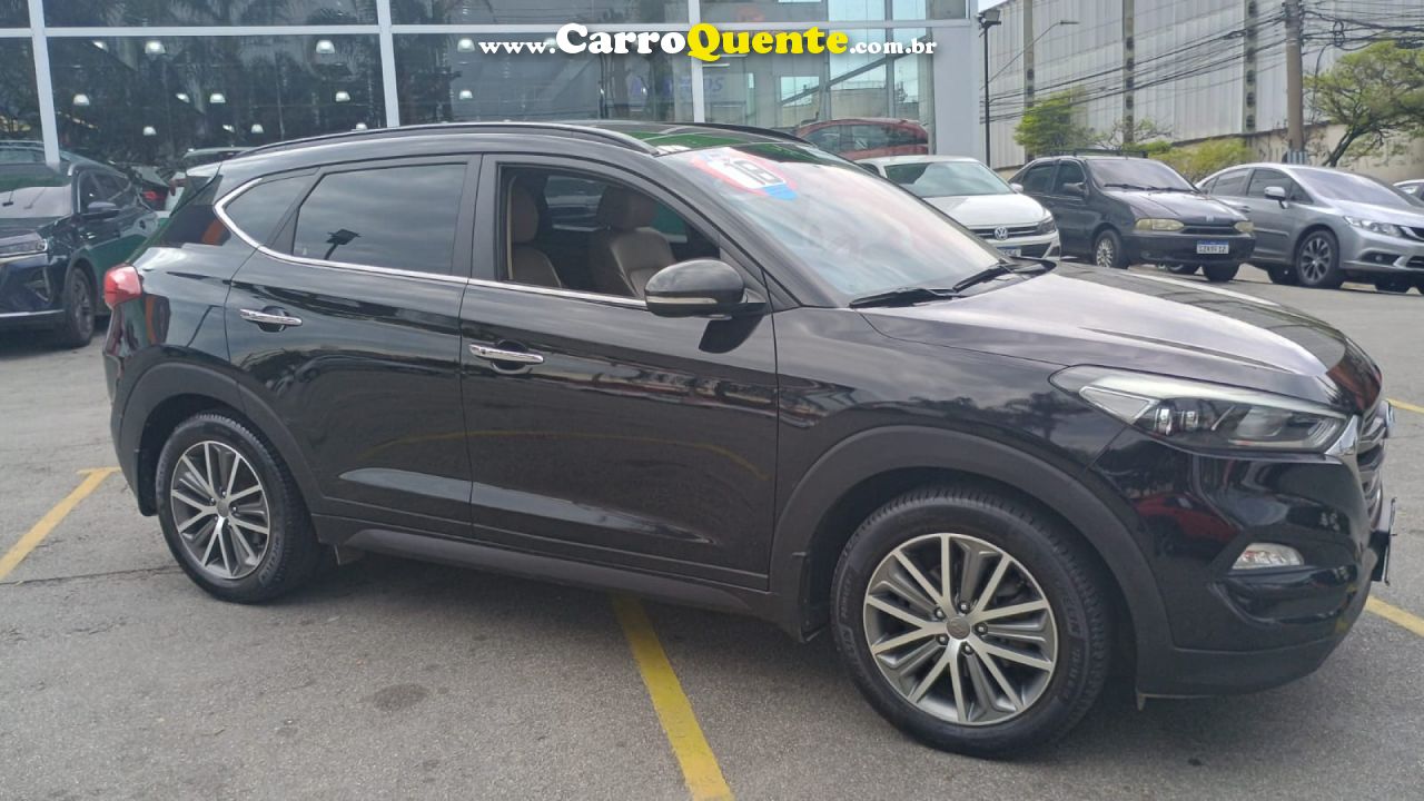 HYUNDAI   TUCSON LIMITED 1.6 TURBO 16V AUT.   PRETO 2018 1.6 GASOLINA - Loja