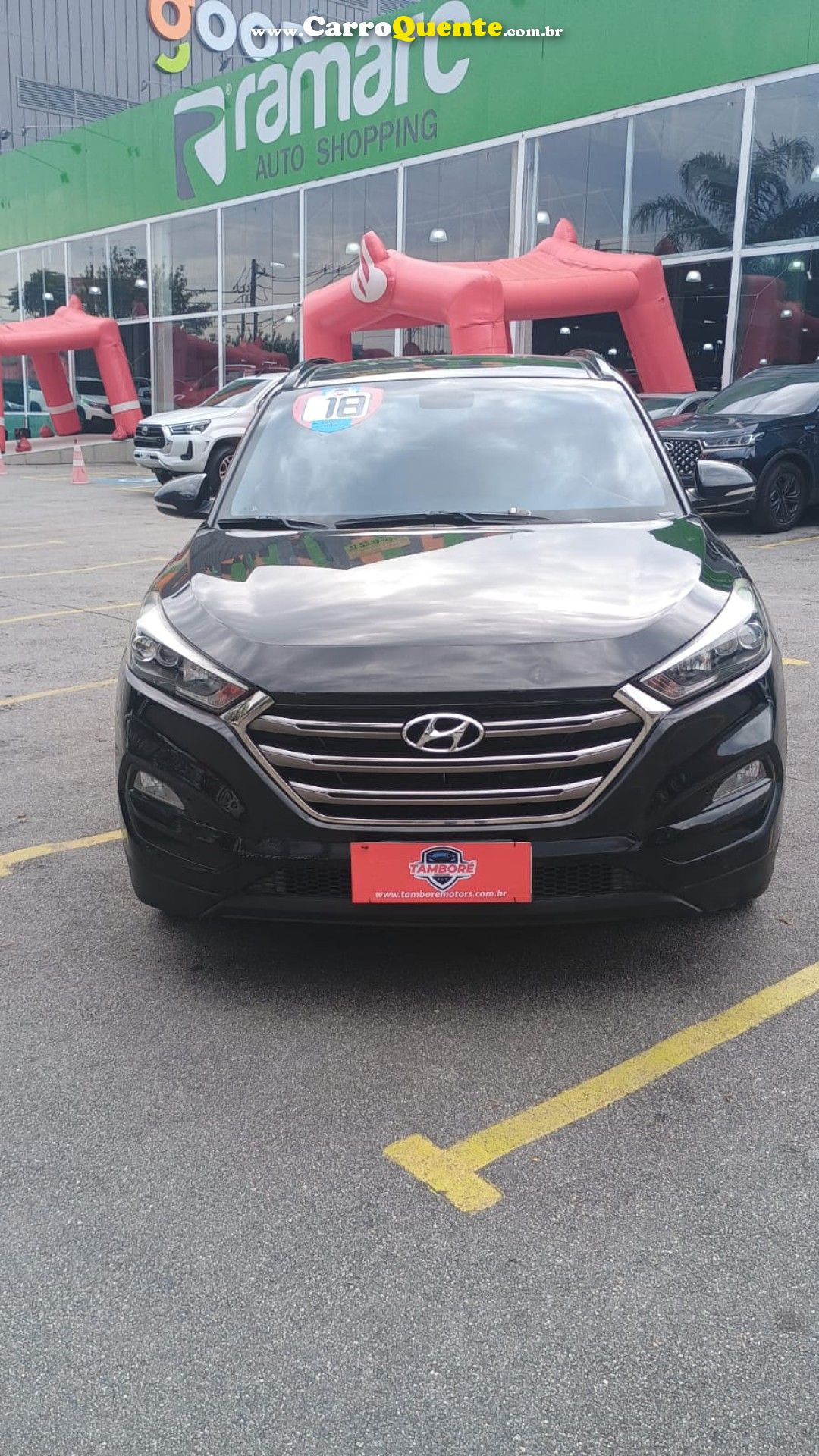 HYUNDAI   TUCSON LIMITED 1.6 TURBO 16V AUT.   PRETO 2018 1.6 GASOLINA - Loja