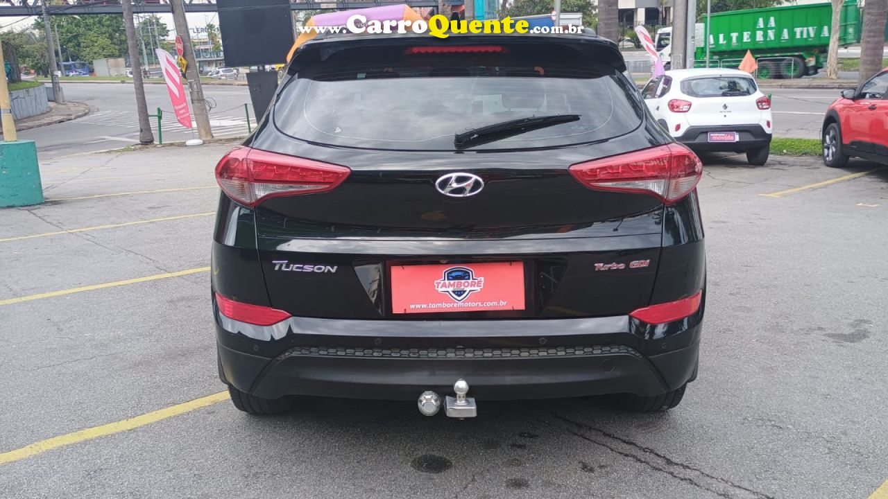 HYUNDAI   TUCSON LIMITED 1.6 TURBO 16V AUT.   PRETO 2018 1.6 GASOLINA - Loja