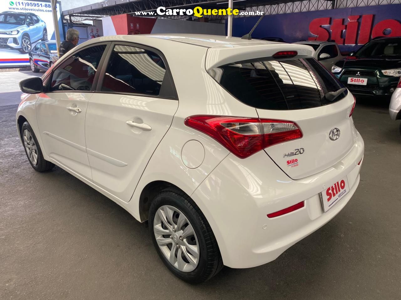 HYUNDAI   HB20 C.C.PLUSC.STYLE 1.6 FLEX 16V MEC.   BRANCO 2018 1.6 FLEX - Loja