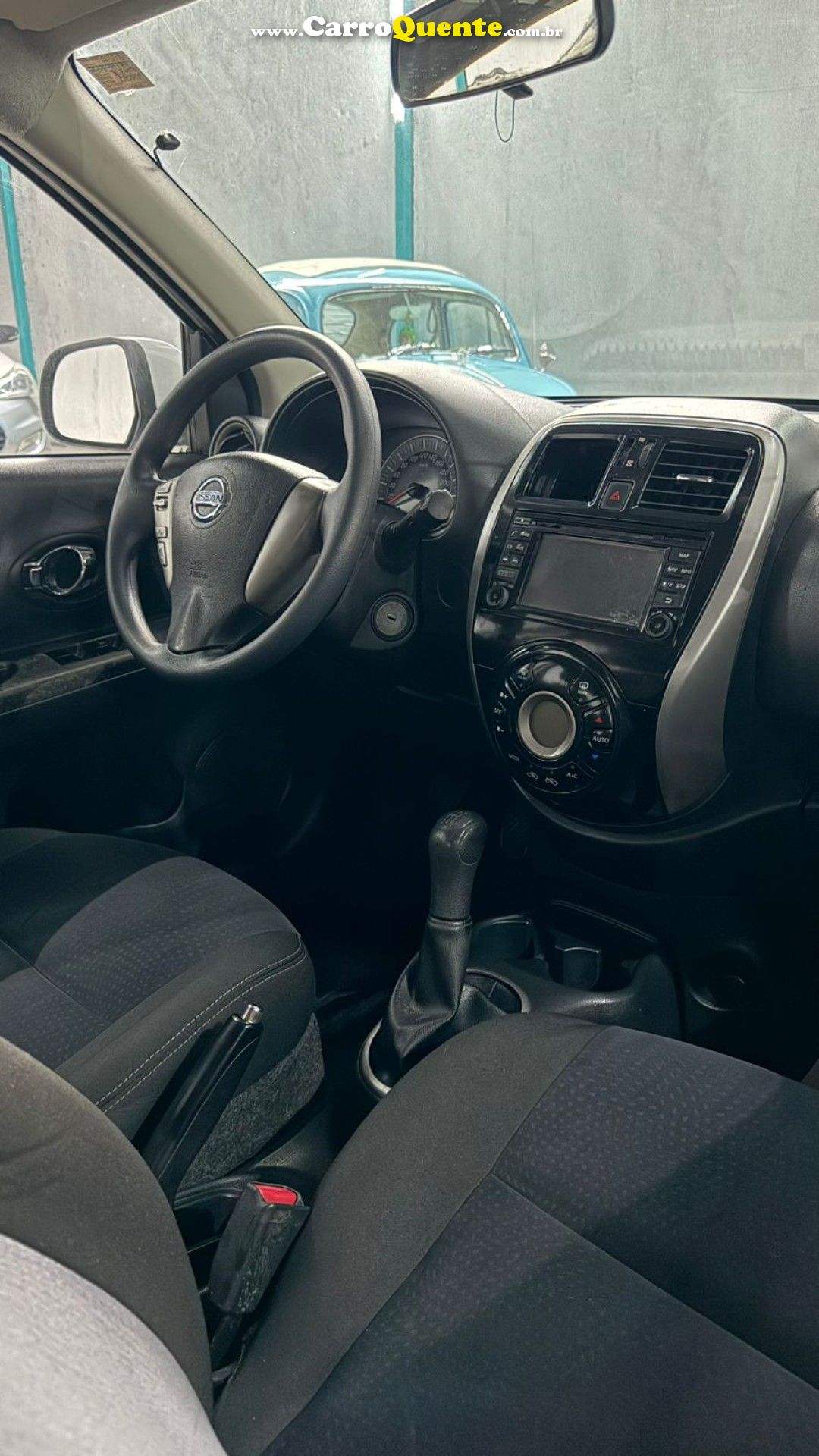 NISSAN   MARCH SL 1.6 16V FLEX FUEL 5P   BRANCO 2015 1.6 FLEX - Loja