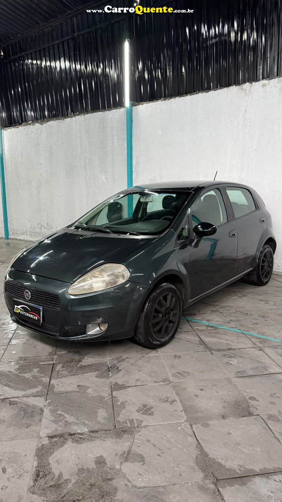 FIAT   PUNTO ATTRACTIVE 1.4 FIRE FLEX 8V 5P   CINZA 2012 1.4 FLEX - Loja