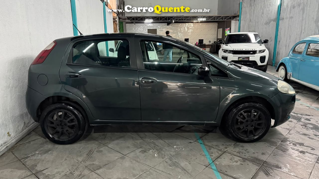 FIAT   PUNTO ATTRACTIVE 1.4 FIRE FLEX 8V 5P   CINZA 2012 1.4 FLEX - Loja