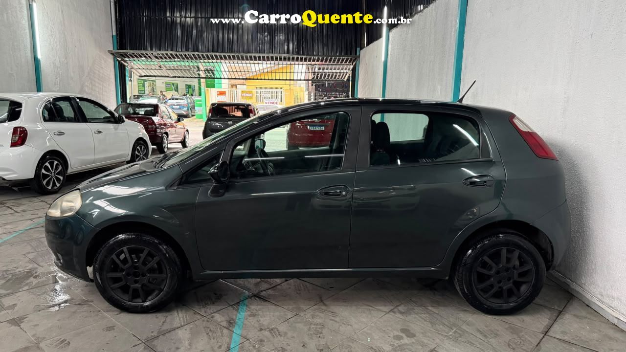FIAT   PUNTO ATTRACTIVE 1.4 FIRE FLEX 8V 5P   CINZA 2012 1.4 FLEX - Loja