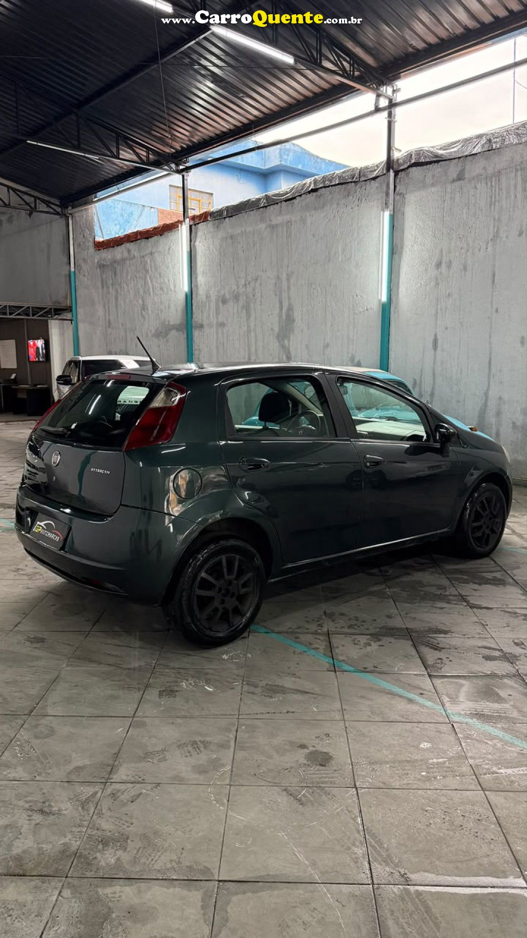 FIAT   PUNTO ATTRACTIVE 1.4 FIRE FLEX 8V 5P   CINZA 2012 1.4 FLEX - Loja