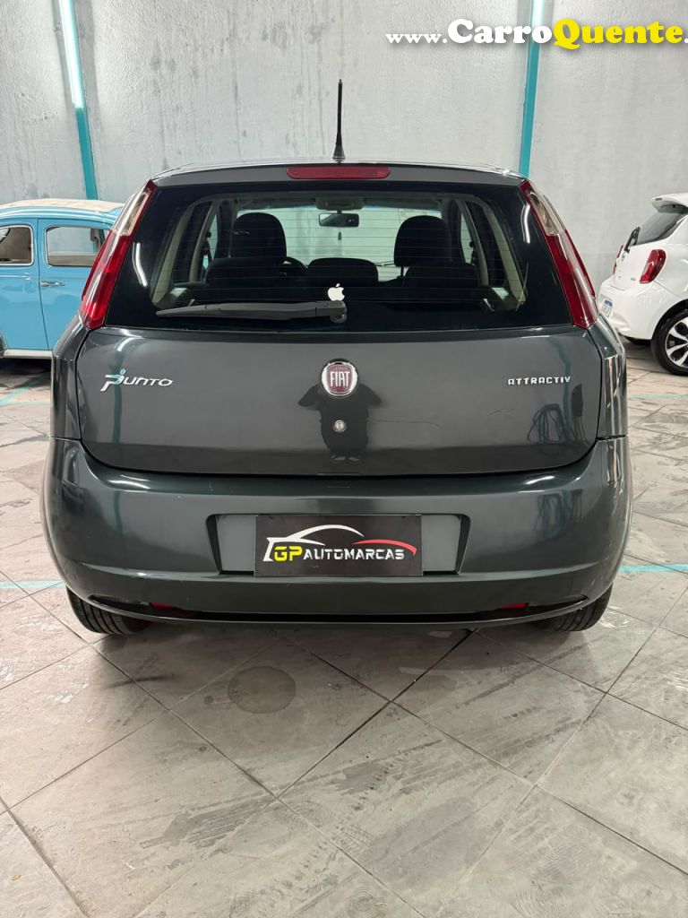 FIAT   PUNTO ATTRACTIVE 1.4 FIRE FLEX 8V 5P   CINZA 2012 1.4 FLEX - Loja