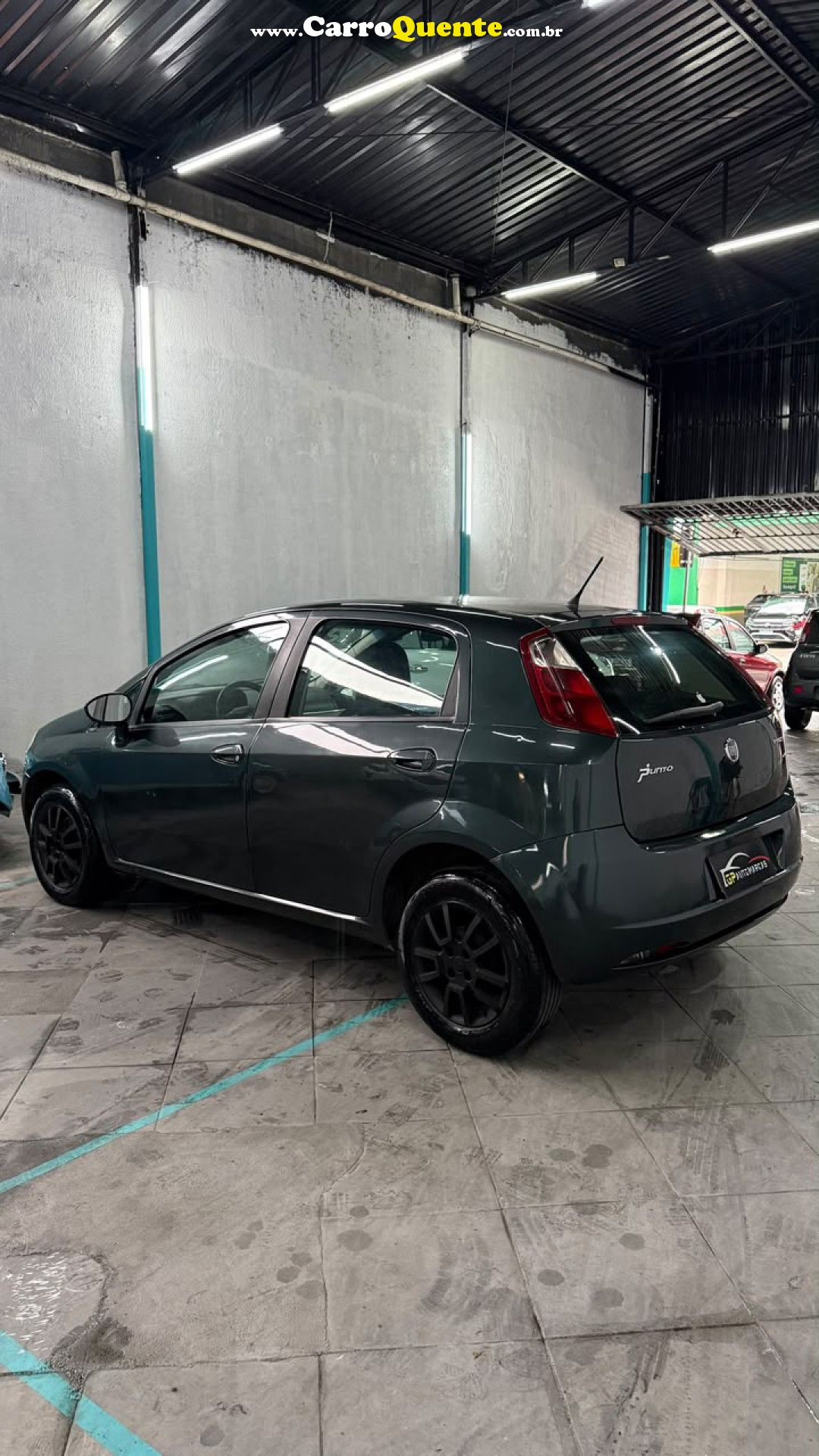 FIAT   PUNTO ATTRACTIVE 1.4 FIRE FLEX 8V 5P   CINZA 2012 1.4 FLEX - Loja