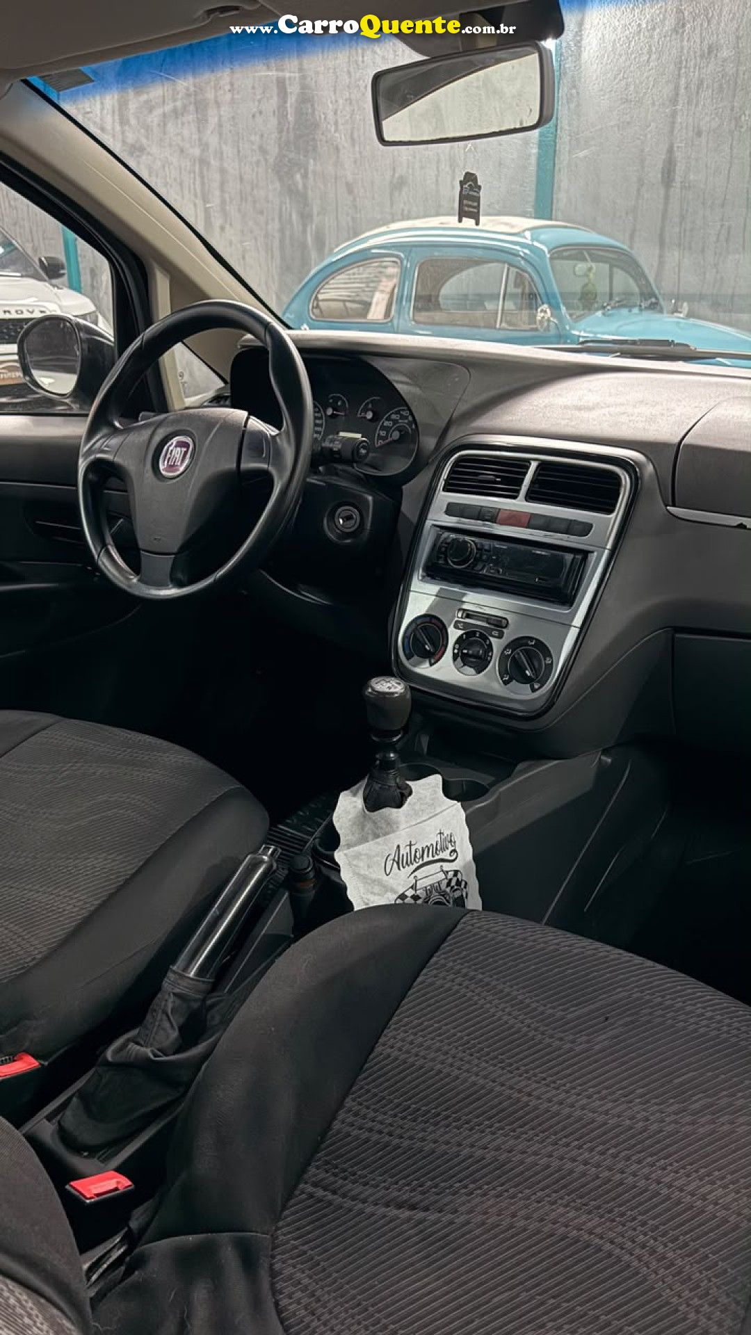 FIAT   PUNTO ATTRACTIVE 1.4 FIRE FLEX 8V 5P   CINZA 2012 1.4 FLEX - Loja