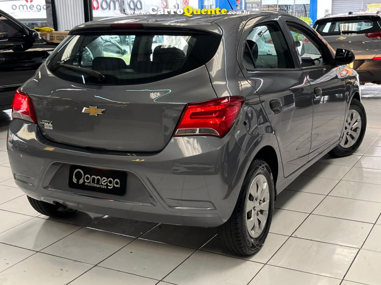 CHEVROLET   ONIX HATCH JOY 1.0 8V FLEX 5P MEC.   CINZA 2020 1.0 FLEX - Loja