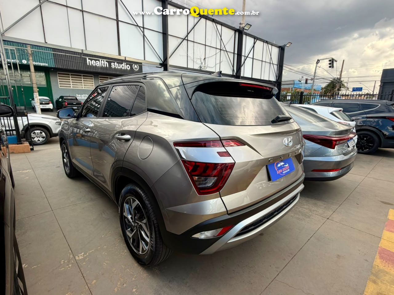 HYUNDAI   CRETA PLATINUM 1.0 TB 12V FLEX AUT.   PRATA 2022 1.0 FLEX - Loja
