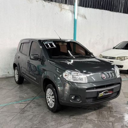 FIAT   UNO VIVACE CELEB. 1.0 EVO F.FLEX 8V 5P   CINZA 2011 1.0 GASOLINA