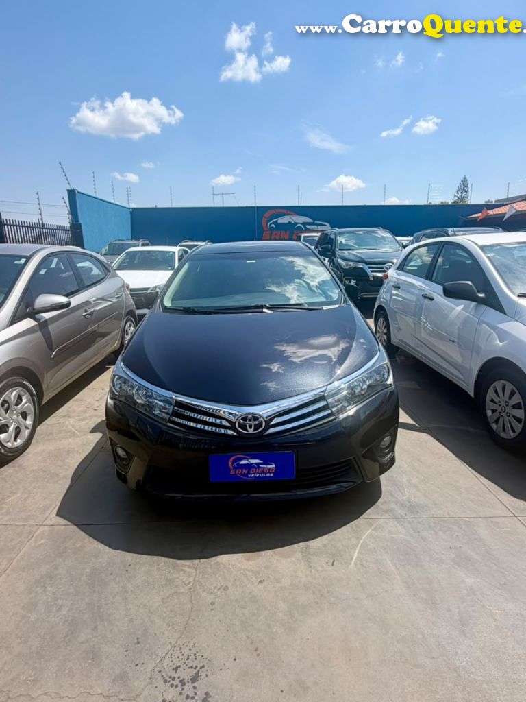 TOYOTA   COROLLA XEI 2.0 FLEX 16V AUT.   PRETO 2017 2.0 FLEX - Loja
