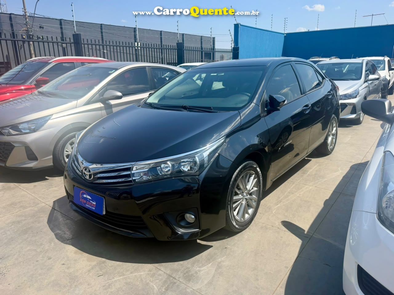 TOYOTA   COROLLA XEI 2.0 FLEX 16V AUT.   PRETO 2017 2.0 FLEX - Loja