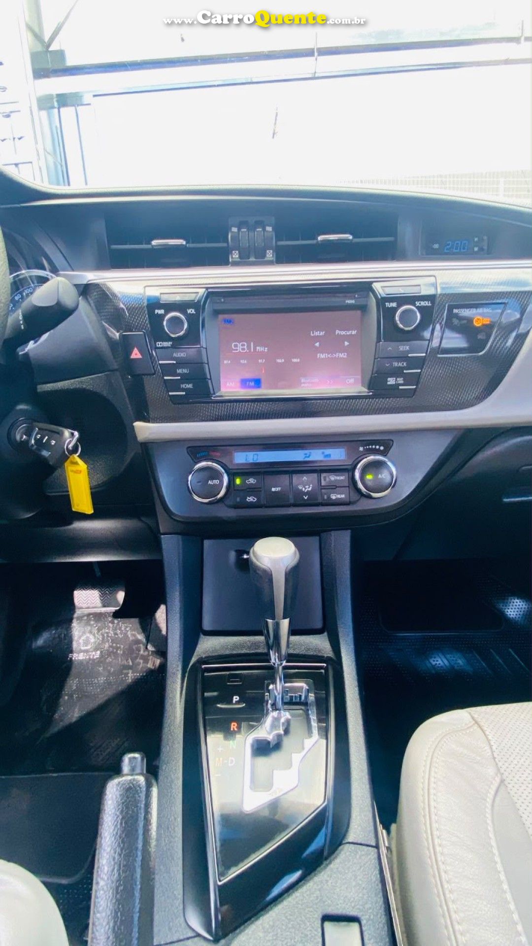 TOYOTA   COROLLA XEI 2.0 FLEX 16V AUT.   PRETO 2017 2.0 FLEX - Loja