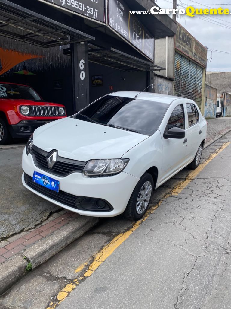 RENAULT   LOGAN AUTHENTIQUE FLEX 1.0 12V 4P   BRANCO 2019 1.0 FLEX - Loja