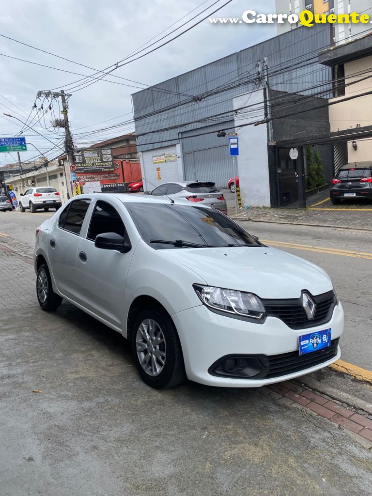 RENAULT   LOGAN AUTHENTIQUE FLEX 1.0 12V 4P   BRANCO 2019 1.0 FLEX - Loja