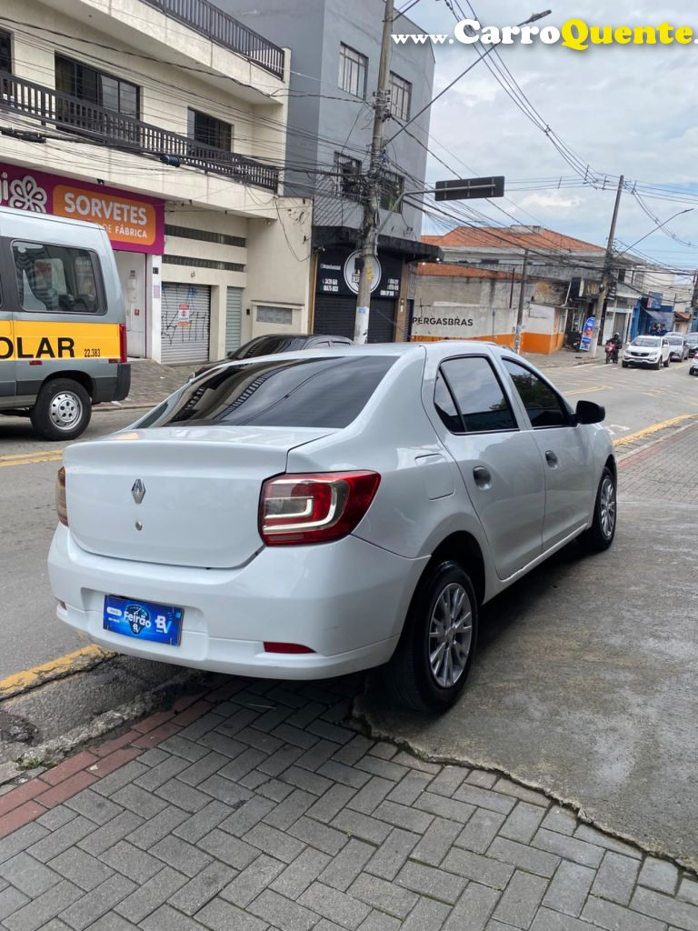 RENAULT   LOGAN AUTHENTIQUE FLEX 1.0 12V 4P   BRANCO 2019 1.0 FLEX - Loja