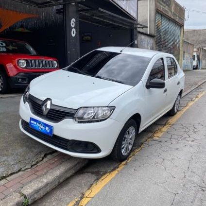RENAULT   LOGAN AUTHENTIQUE FLEX 1.0 12V 4P   BRANCO 2019 1.0 FLEX