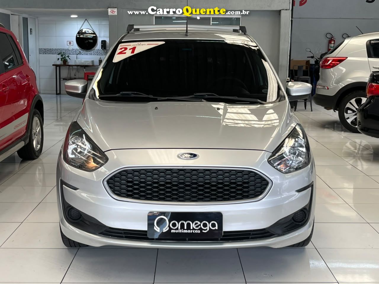 FORD   KA 1.0 SESE PLUS TIVCT FLEX 5P   PRATA 2021 1.0 FLEX - Loja