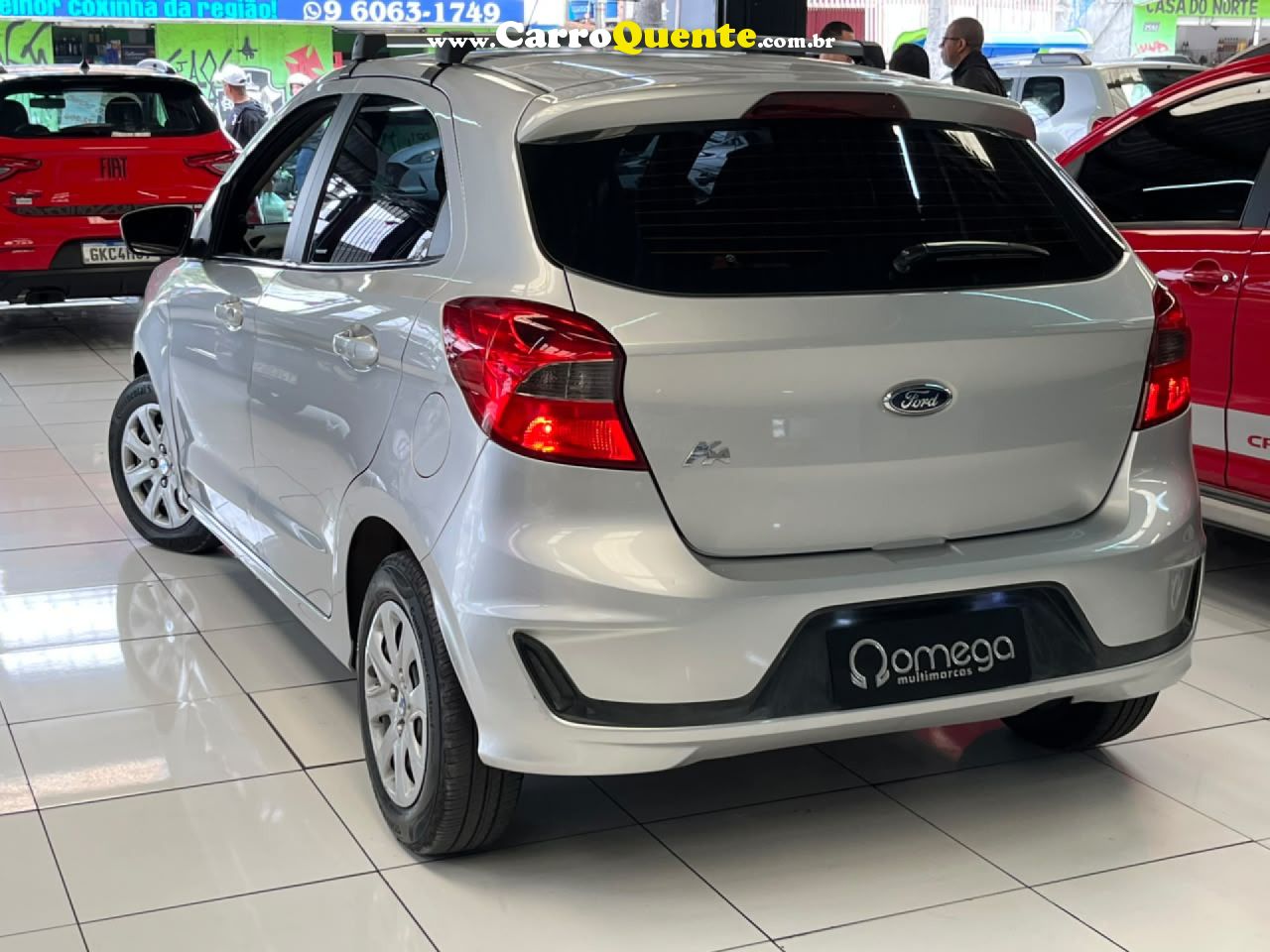 FORD   KA 1.0 SESE PLUS TIVCT FLEX 5P   PRATA 2021 1.0 FLEX - Loja