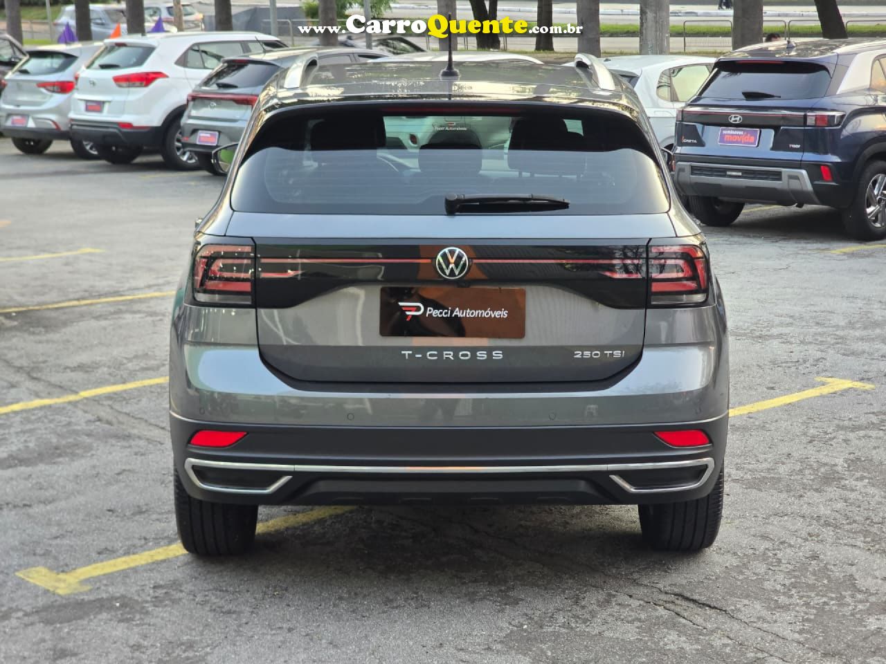 VOLKSWAGEN   T-CROSS HIG. 250 TSI 1.4 FLEX 16V 5P AUT   CINZA 2022 1.4 FLEX - Loja