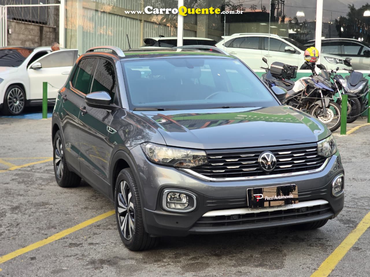 VOLKSWAGEN   T-CROSS HIG. 250 TSI 1.4 FLEX 16V 5P AUT   CINZA 2022 1.4 FLEX - Loja