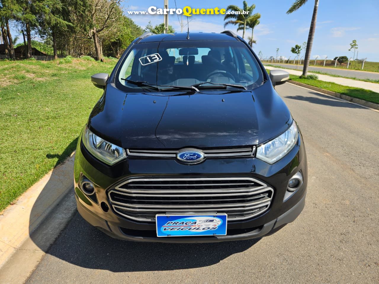 FORD   ECOSPORT FREESTYLE 1.6 16V FLEX 5P   PRETO 2013 1.6 FLEX - Loja
