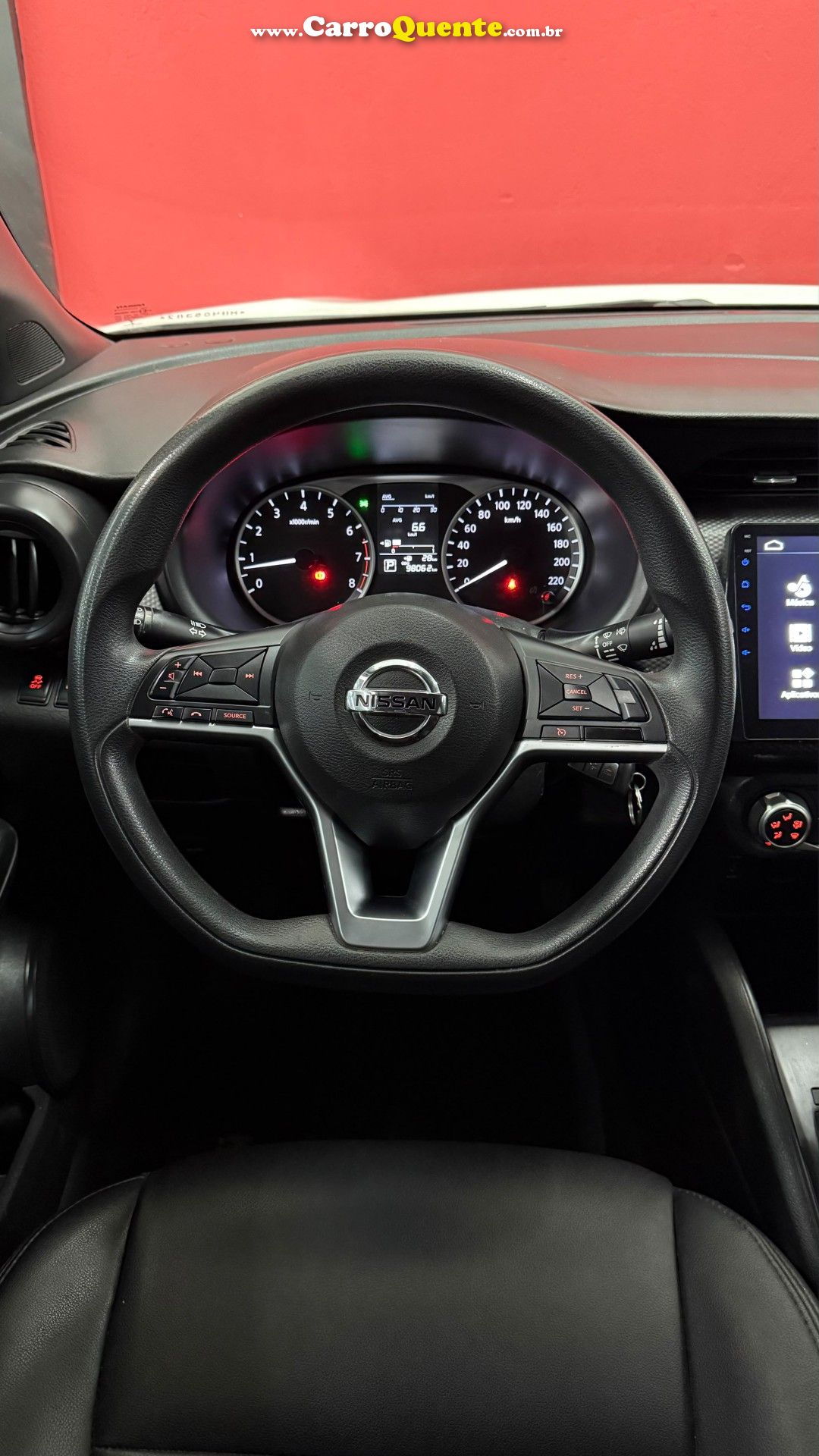 NISSAN   KICKS ACTIVE S 1.6 16V FLEX AUT.   BRANCO 2021 1.6 FLEX - Loja
