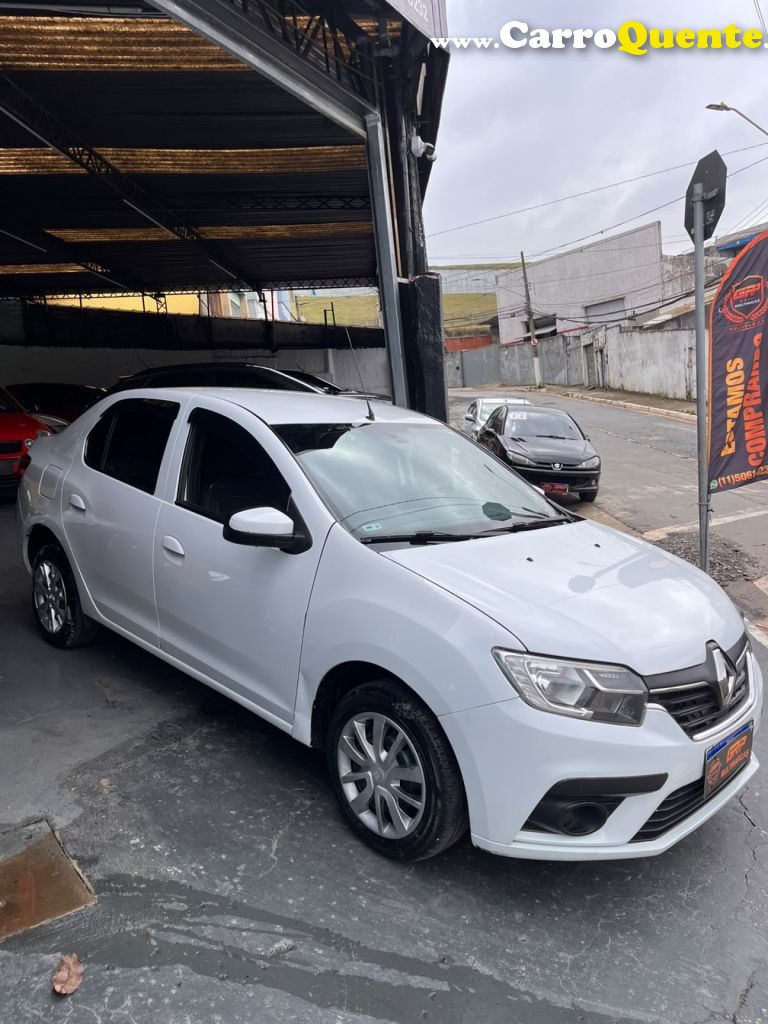 RENAULT   LOGAN ZEN FLEX 1.0 12V 4P MEC.   BRANCO 2021 1.0 FLEX - Loja