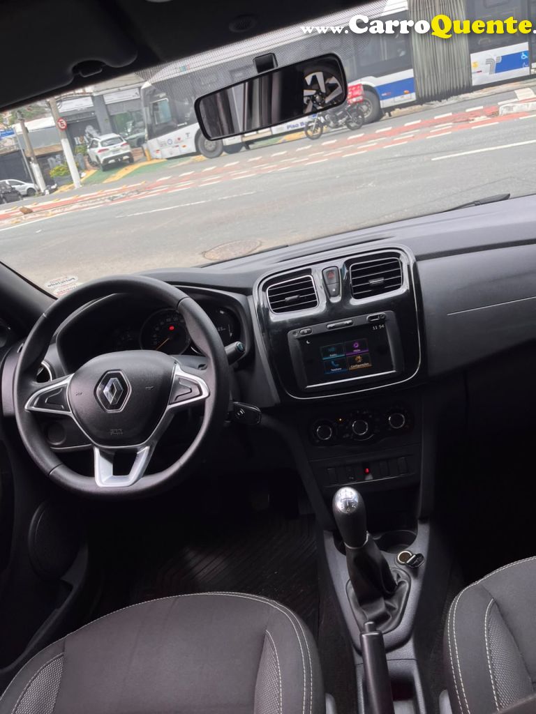 RENAULT   LOGAN ZEN FLEX 1.0 12V 4P MEC.   BRANCO 2021 1.0 FLEX - Loja