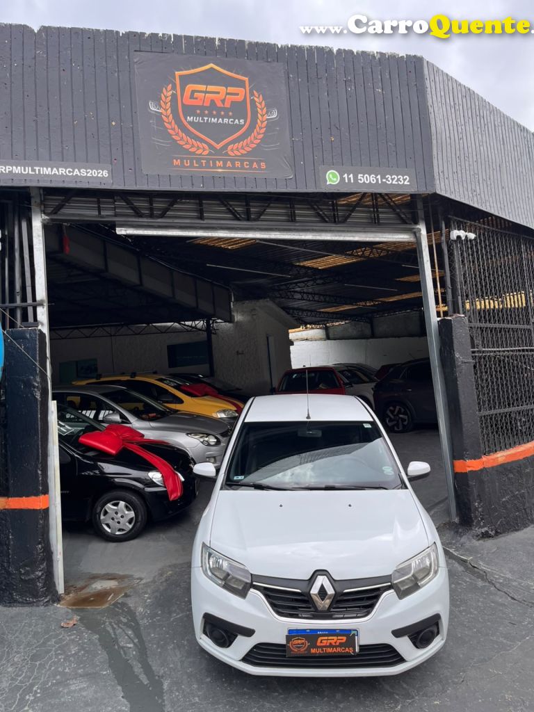 RENAULT   LOGAN ZEN FLEX 1.0 12V 4P MEC.   BRANCO 2021 1.0 FLEX - Loja