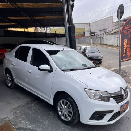 RENAULT   LOGAN ZEN FLEX 1.0 12V 4P MEC.   BRANCO 2021 1.0 FLEX