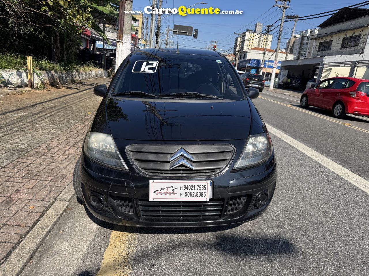 CITROËN   C3 GLX 1.4 GLX SONORA 1.4 FLEX 8V 5P   PRETO 2012 1.4 FLEX - Loja
